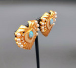 Rare Clip Earrings Elizabeth Taylor Avon Heart of Hollywood