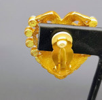 Rare Clip Earrings Elizabeth Taylor Avon Heart of Hollywood