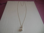 Brand New Silver Plated Pendant Necklace - 32" Long