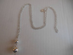 Brand New Silver Plated Pendant Necklace - 32" Long