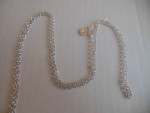 Brand New Silver Plated Pendant Necklace - 32" Long