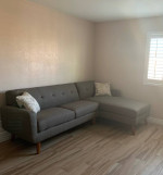 Sectional Sofa in Brown/Espresso Color