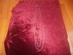2- Brand New Silver Plated Chain Necklace 64" Long 