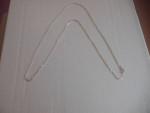 2- Brand New Silver Plated Chain Necklace 64" Long 