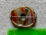 Antique Victorian Agate Brooch