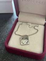 JOHN HARDY STERLING SILVER BLACK SAPPHIRE 16” - 18” ADJ CHAIN NECKLACE