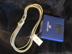New -Women’s Swarovski LightGrey Leather Crystal Choker/2 Lap Bracelet