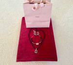 New - Original TOUS Earrings/Bracelet/Necklace-925 Sterling Silver Set