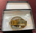 Authentic silver dollar coin clip, money clip or tie clip