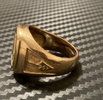Men's 10K Gold Size 9 Masonic Ring!