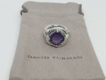 DY 925 infinity 11 mm Amethyst ring Size 6