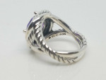 DY 925 infinity 11 mm Amethyst ring Size 6