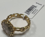 Kendra Scott Jane 18k Yellow Gold Vermeil Cocktail Ring in Gray Labra