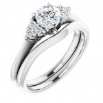The Tiffany® Setting Curve Band Ring