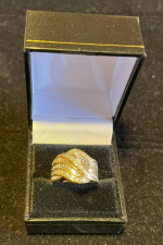 1/4 ct Diamond Wavelink Ring