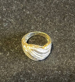 1/4 ct Diamond Wavelink Ring