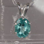 Brazilian Apatite, also Peacock Apatite or Neon Apatite Necklace