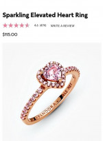 Sparkling Elevated Heart Ring (size 5) BRAND NEW