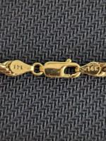 14K Yellow Gold Solid Rope Chain