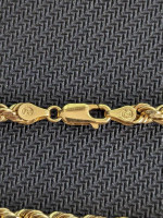 14K Yellow Gold Solid Rope Chain