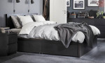 Full Size IKEA Malm Bed Frame In Black