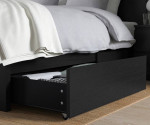 Full Size IKEA Malm Bed Frame In Black