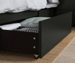 Full Size IKEA Malm Bed Frame In Black