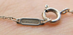 Tiffany & Co. Clinique Silver Necklace w/Free Gifts