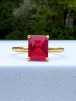 Lab Ruby Ring