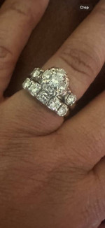 2 Ct Diamond Wedding ring set in 14kt yellow gold