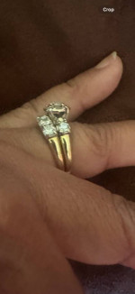 2 Ct Diamond Wedding ring set in 14kt yellow gold