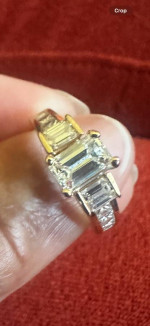 Stunning Diamond wedding ring set