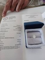 Diamond Ring 3ct center oval VS1 F Lab grown $3999