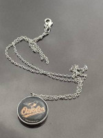Baltimore Orioles Charm Necklace MLB Baseball