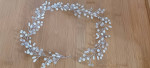 Very Beautiful Crystal and Freshwater Pearl Wedding Hair Vine