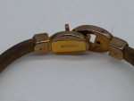 Fossil Leather "Rose Gold" Lock & Key Bracelet