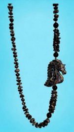 SALE..JASPER HORSE HEAD NECKLACERE
