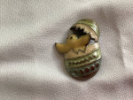 Egg Chick Easter pin brooch