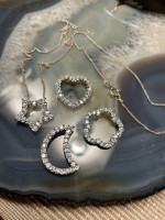 Sterling Silver Necklace With Charms