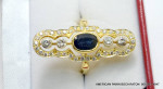 18k Yellow Gold Cocktail Ring Project for restoration AS IS (damaged S