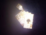 10k Gold Royal Flush Pendent