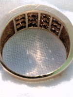 Men's 2.00ct diamond ring 14k
