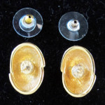 #26 Monet Gold-Toned Pierced Earrings