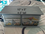 2 DRAWER WOODEN BOX 10”x5”