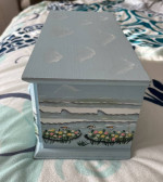 2 DRAWER WOODEN BOX 10”x5”