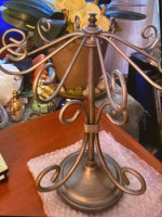 Metal decorative jewelry holder