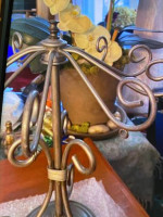 Metal decorative jewelry holder
