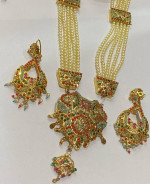 Indian Women Jewellery Set Rani Haar Beautiful Ethnic,Gold plated Adjustable