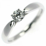 Tiffany and Co. Ring harmony Diamond 0.28ct Platinum