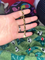 10 karat gold Sterling silver Braclet